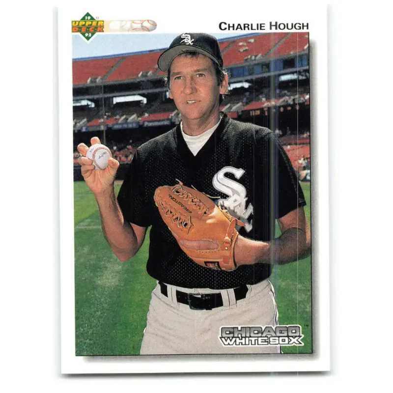1992 Upper Deck #418 Charlie Hough NM-MT Chicago White Sox Baseball Card - Baseball Card Single