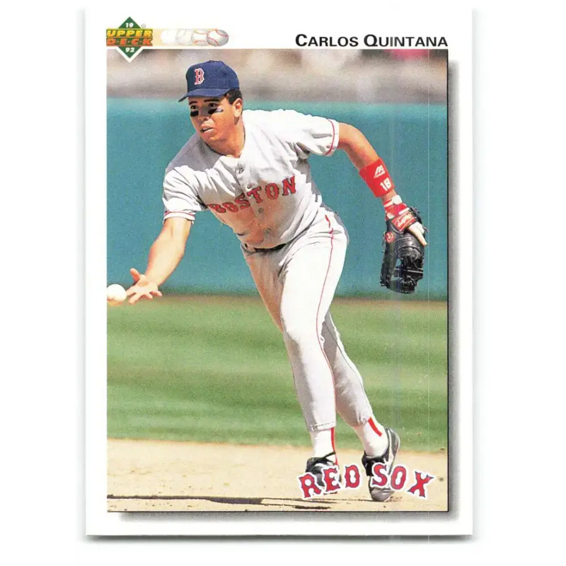 1992 Upper Deck #421 Carlos Quintana NM-MT Boston Red Sox Baseball Card - Baseball Card Single