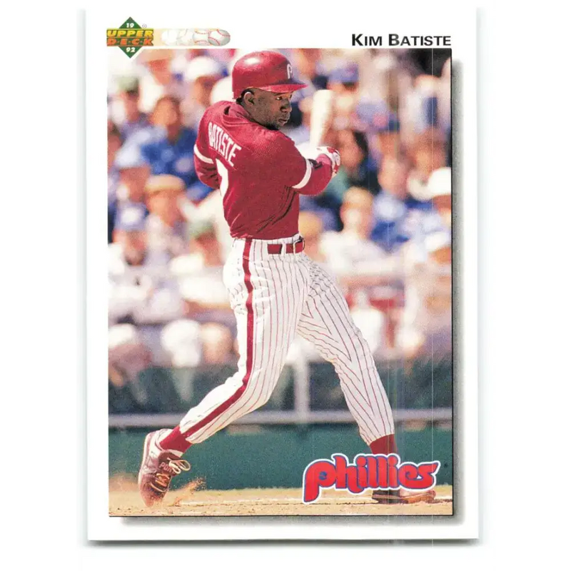 1992 Upper Deck #422 Kim Batiste NM-MT Philadelphia Phillies Baseball Card - Baseball Card Single