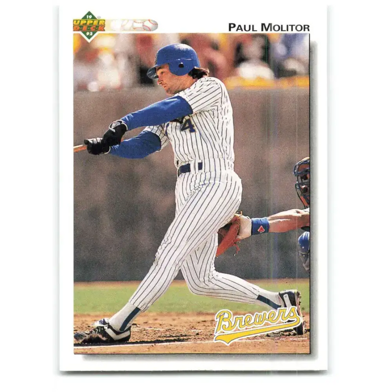 1992 Upper Deck #423 Paul Molitor NM-MT Milwaukee Brewers Baseball Card - Baseball Card Single