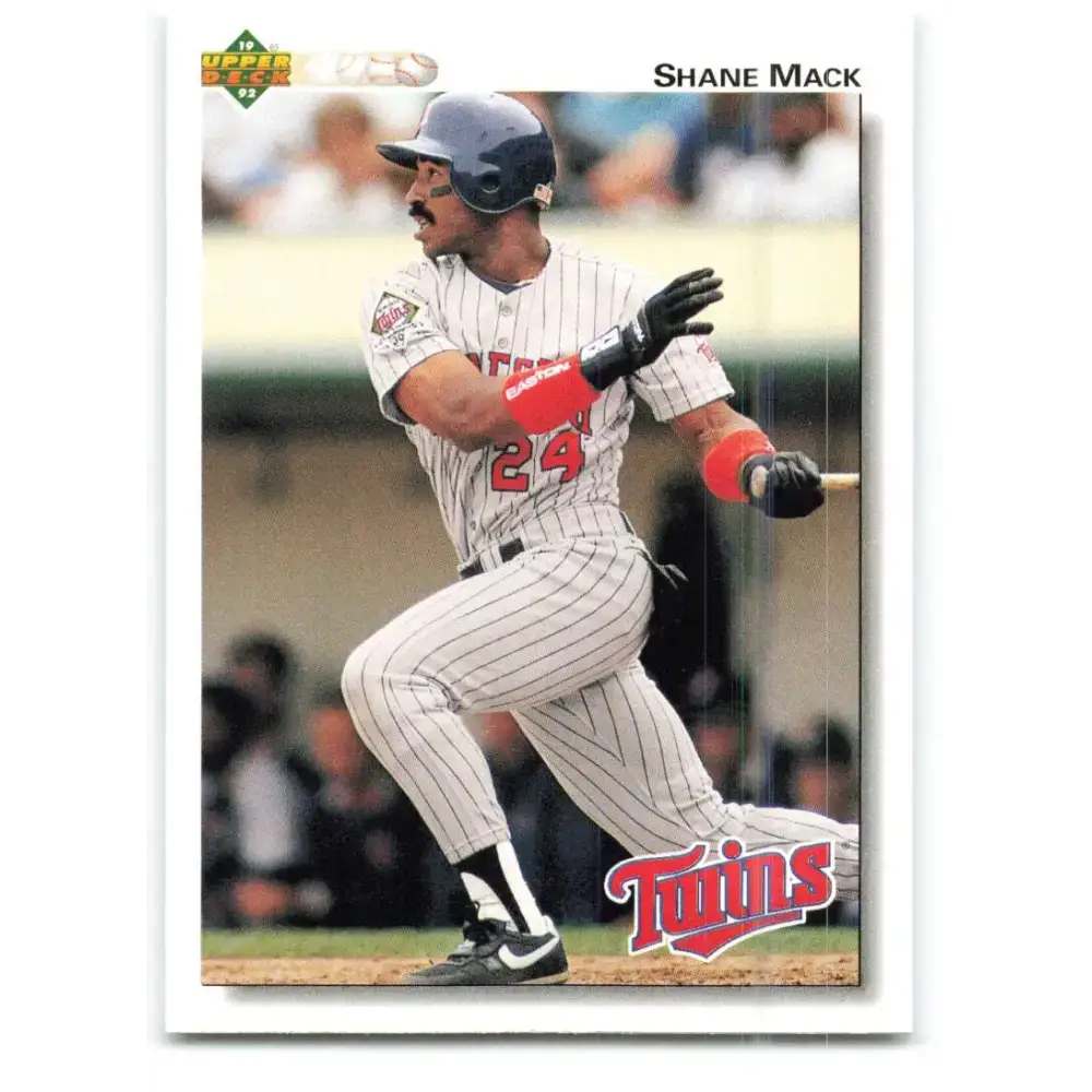 1992 Upper Deck #428 Shane Mack NM-MT Minnesota Twins Baseball Card - Baseball Card Single