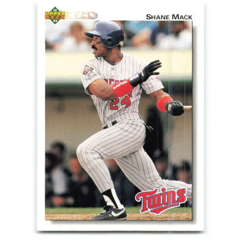 1992 Upper Deck #428 Shane Mack NM-MT Minnesota Twins Baseball Card - Baseball Card Single