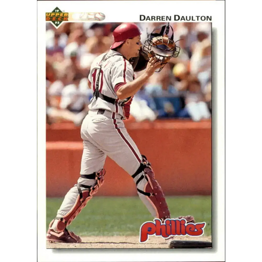 1992 Upper Deck #429 Darren Daulton NM-MT Philadelphia Phillies Baseball Card - Baseball Card Single
