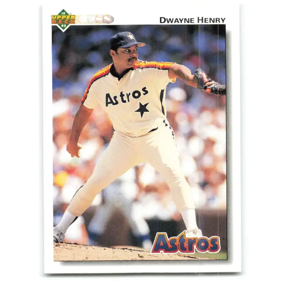 1992 Upper Deck #430 Dwayne Henry NM-MT Houston Astros Baseball Card - Baseball Card Single