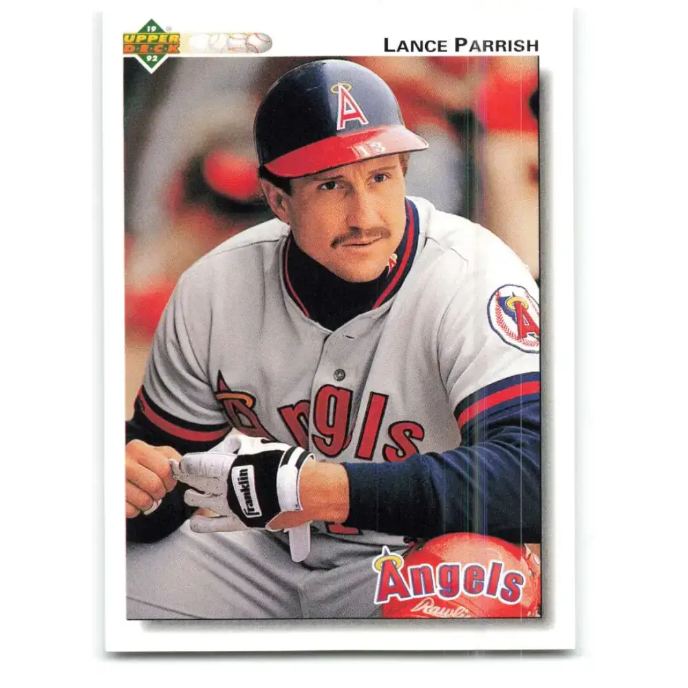1992 Upper Deck #431 Lance Parrish NM-MT California Angels Baseball Card - Baseball Card Single
