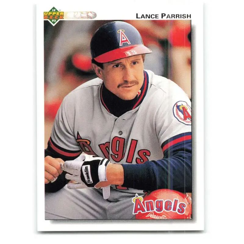 1992 Upper Deck #431 Lance Parrish NM-MT California Angels Baseball Card - Baseball Card Single