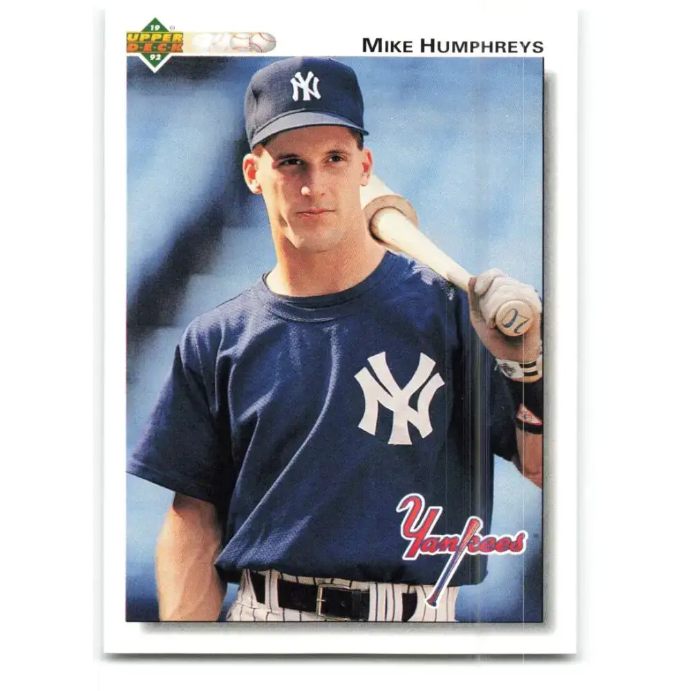 1992 Upper Deck #432 Mike Humphreys NM-MT New York Yankees Baseball Card - Baseball Card Single
