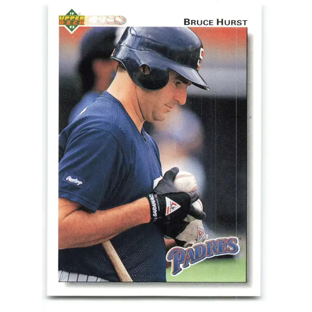 1992 Upper Deck #437 Bruce Hurst NM-MT San Diego Padres Baseball Card - Baseball Card Single