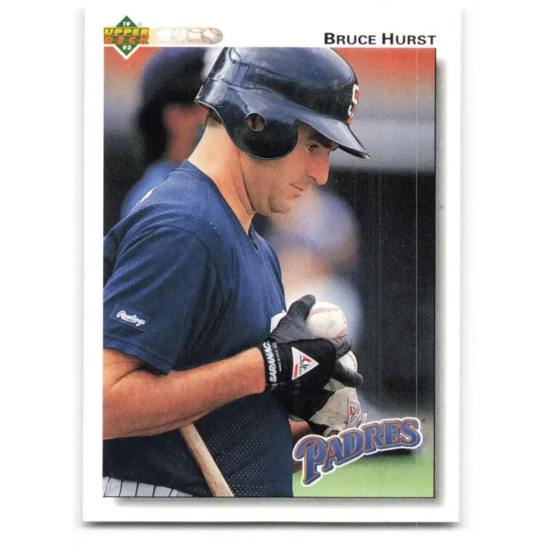 1992 Upper Deck #437 Bruce Hurst NM-MT San Diego Padres Baseball Card - Baseball Card Single