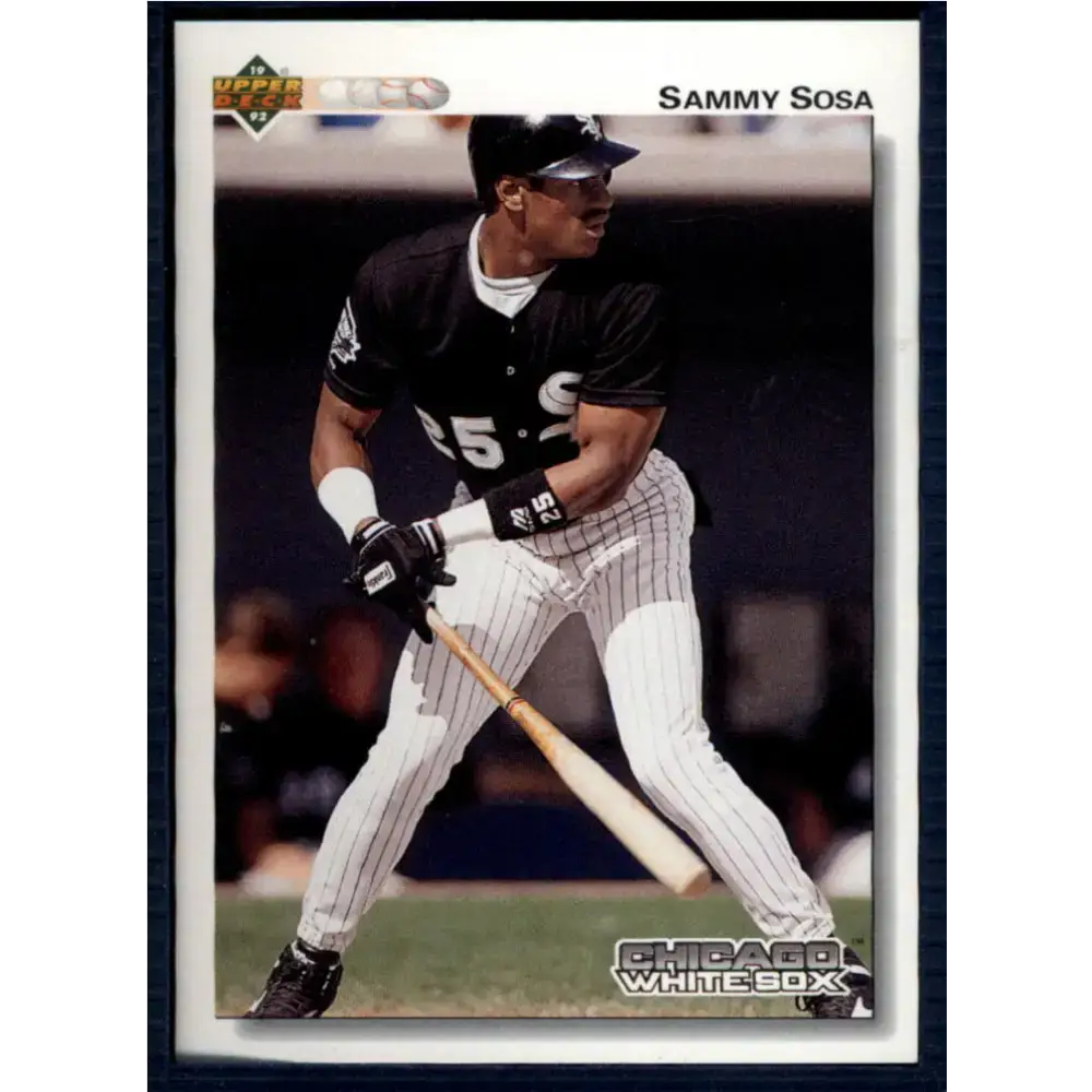 1992 Upper Deck #438 Sammy Sosa NM-MT Chicago White Sox Baseball Card - Baseball Card Single