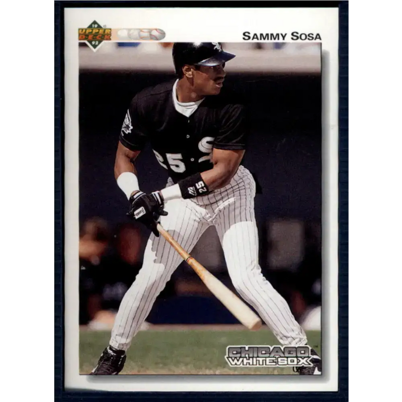 1992 Upper Deck #438 Sammy Sosa NM-MT Chicago White Sox Baseball Card - Baseball Card Single