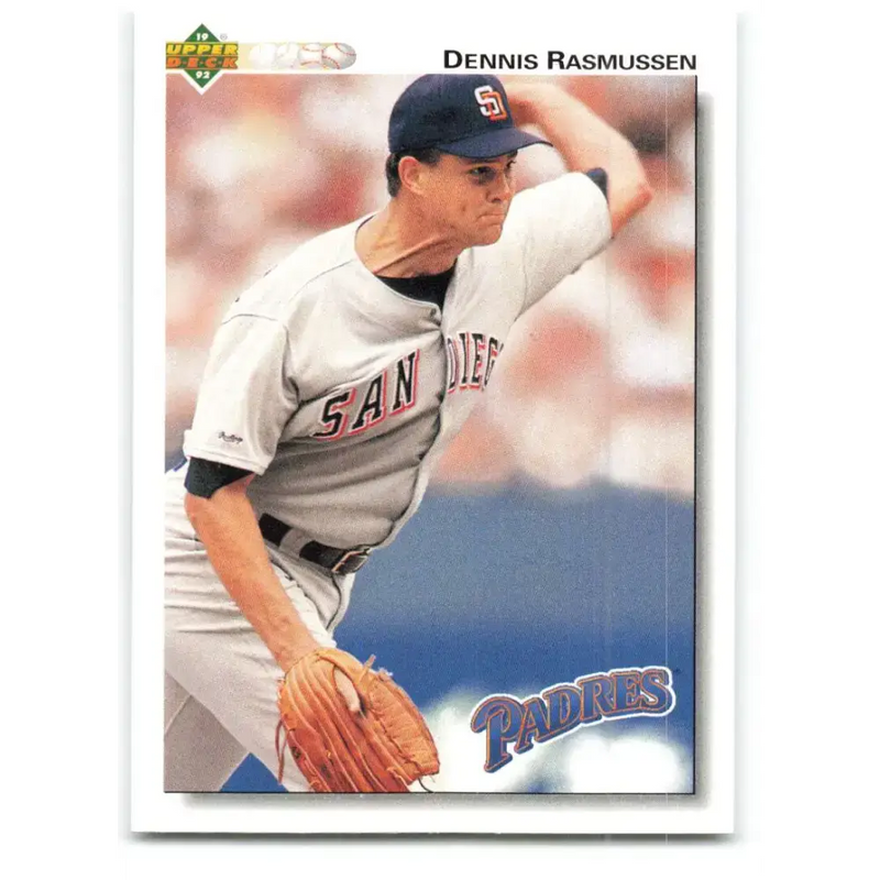 1992 Upper Deck #439 Dennis Rasmussen NM-MT San Diego Padres Baseball Card - Baseball Card Single
