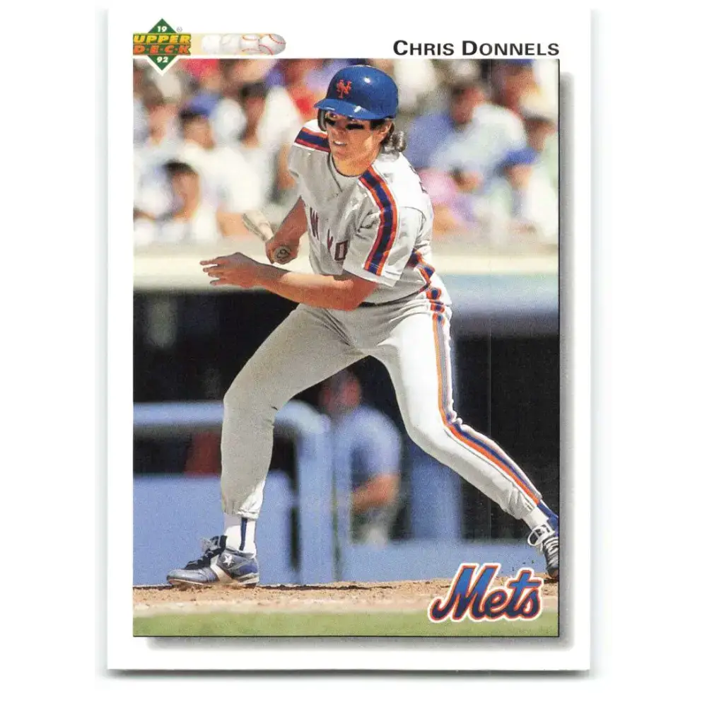 1992 Upper Deck #44 Chris Donnels NM-MT New York Mets Baseball Card - Baseball Card Single