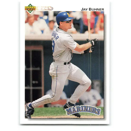 1992 Upper Deck #441 Jay Buhner NM-MT Seattle Mariners Baseball Card - Baseball Card Single