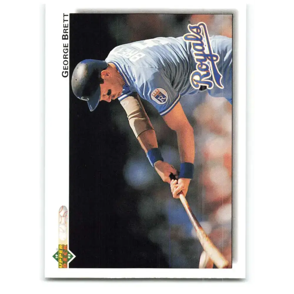 1992 Upper Deck #444 George Brett NM-MT Kansas City Royals Baseball Card - Baseball Card Single