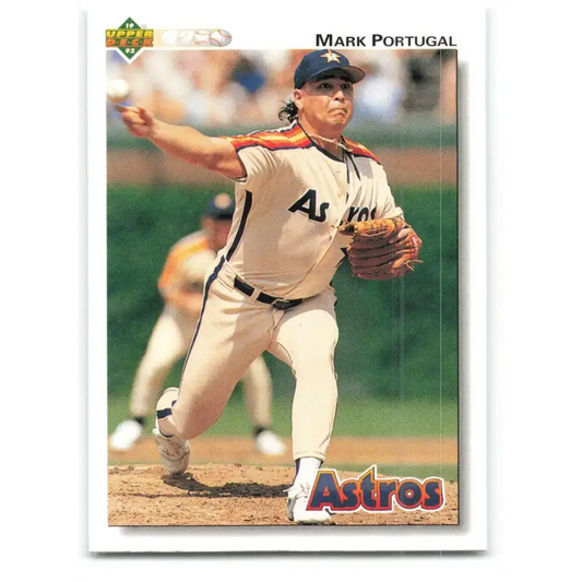 1992 Upper Deck #448 Mark Portugal NM-MT Houston Astros Baseball Card - Baseball Card Single