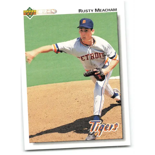 1992 Upper Deck #453 Rusty Meacham NM-MT Detroit Tigers Baseball Card - Baseball Card Single