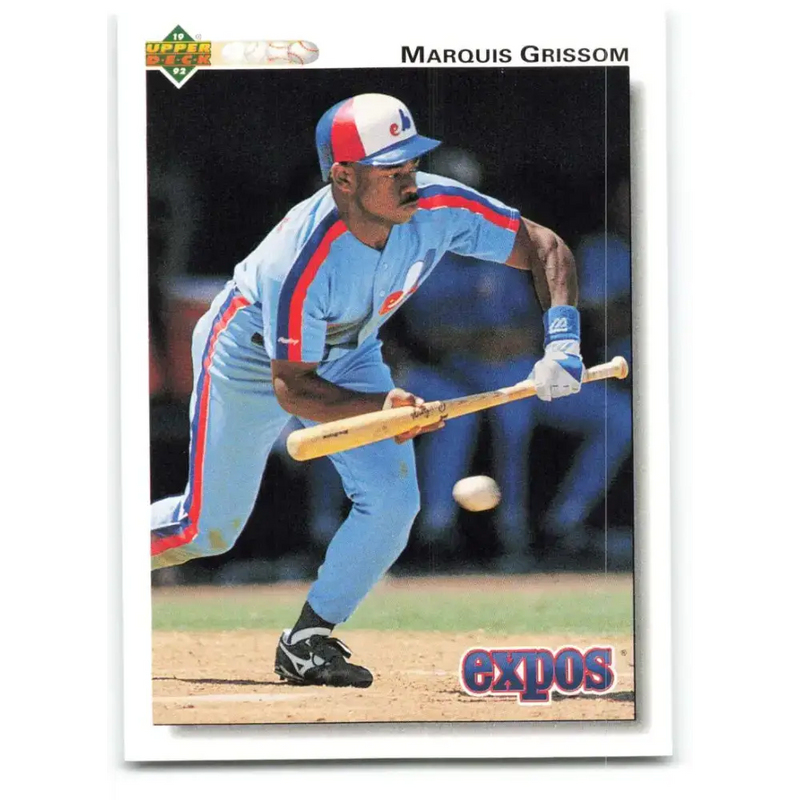 1992 Upper Deck #455 Marquis Grissom NM-MT Montreal Expos Baseball Card - Baseball Card Single