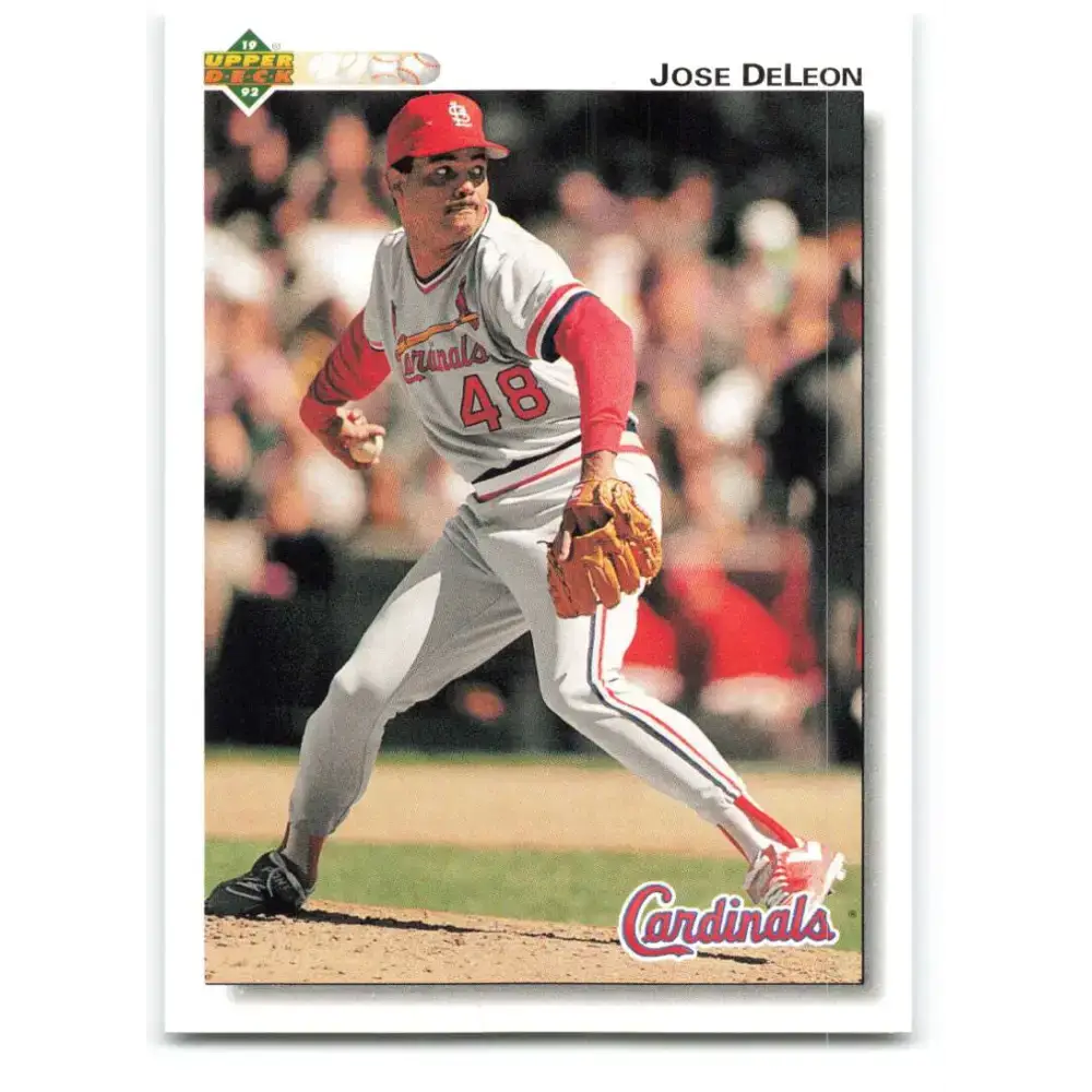 1992 Upper Deck #458 Jose DeLeon NM-MT St. Louis Cardinals Baseball Card - Baseball Card Single