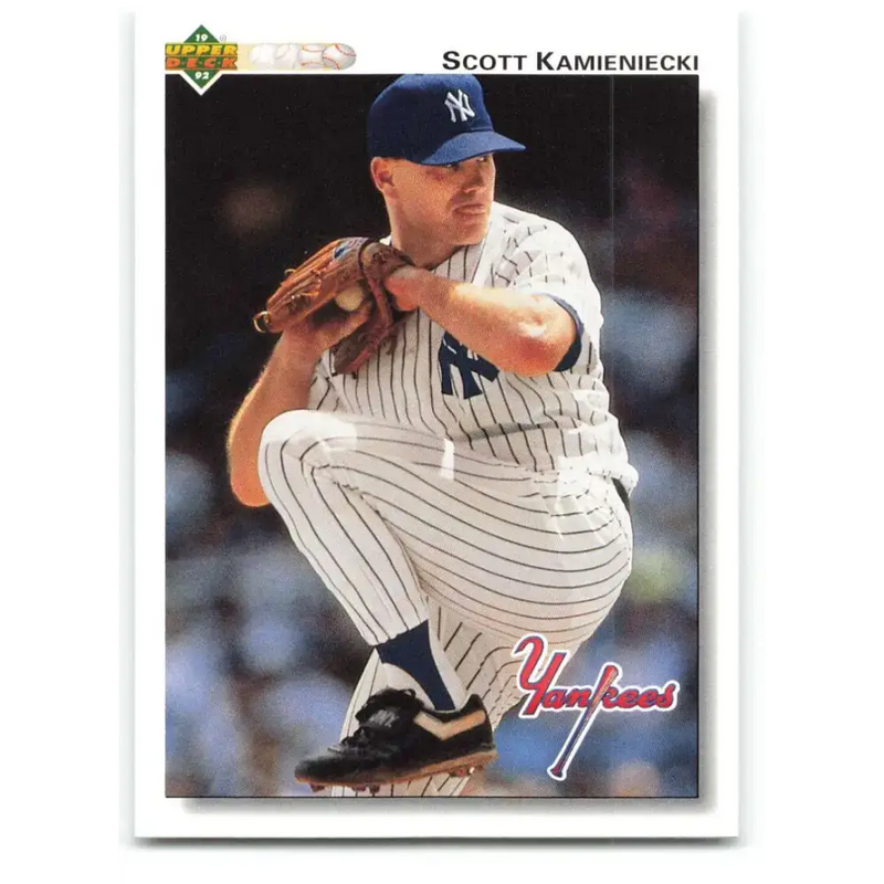1992 Upper Deck #46 Scott Kamieniecki NM-MT New York Yankees Baseball Card - Baseball Card Single