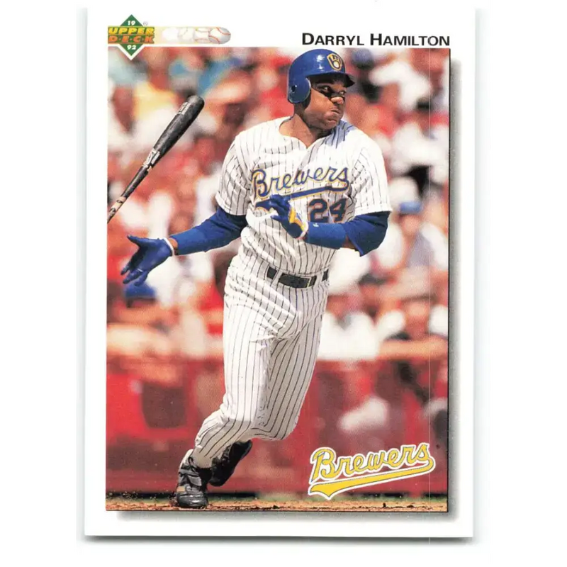 1992 Upper Deck #460 Darryl Hamilton NM-MT Milwaukee Brewers Baseball Card - Baseball Card Single