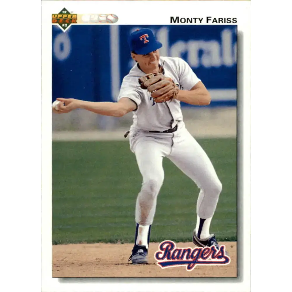1992 Upper Deck #462 Monty Fariss NM-MT Texas Rangers Baseball Card - Baseball Card Single
