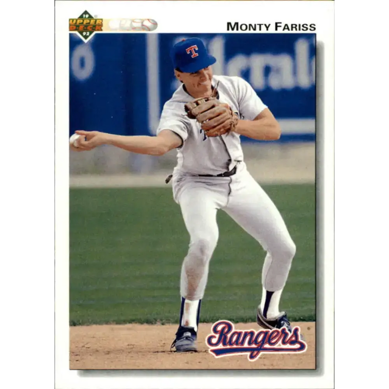 1992 Upper Deck #462 Monty Fariss NM-MT Texas Rangers Baseball Card - Baseball Card Single