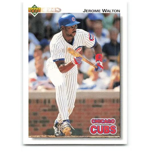 1992 Upper Deck #463 Jerome Walton NM-MT Chicago Cubs Baseball Card - Baseball Card Single