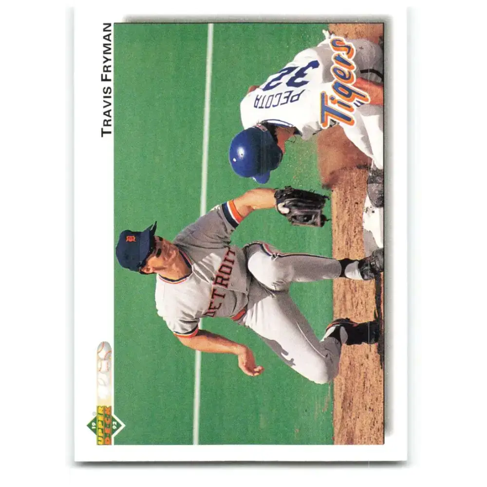 1992 Upper Deck #466 Travis Fryman NM-MT Detroit Tigers Baseball Card - Baseball Card Single