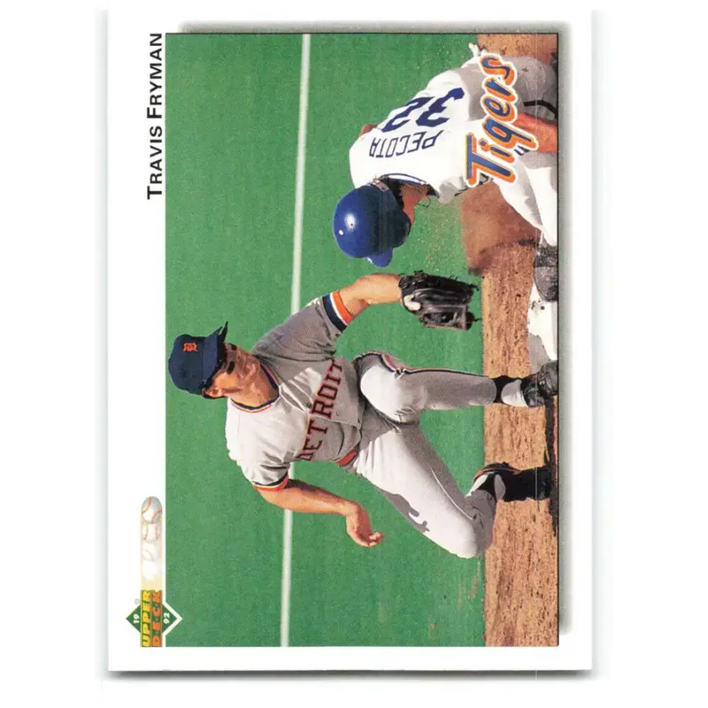 1992 Upper Deck #466 Travis Fryman NM-MT Detroit Tigers Baseball Card - Baseball Card Single