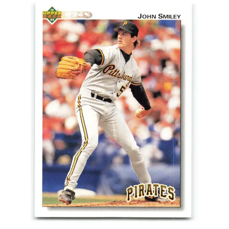 1992 Upper Deck #467 John Smiley NM-MT Pittsburgh Pirates Baseball Card - Baseball Card Single