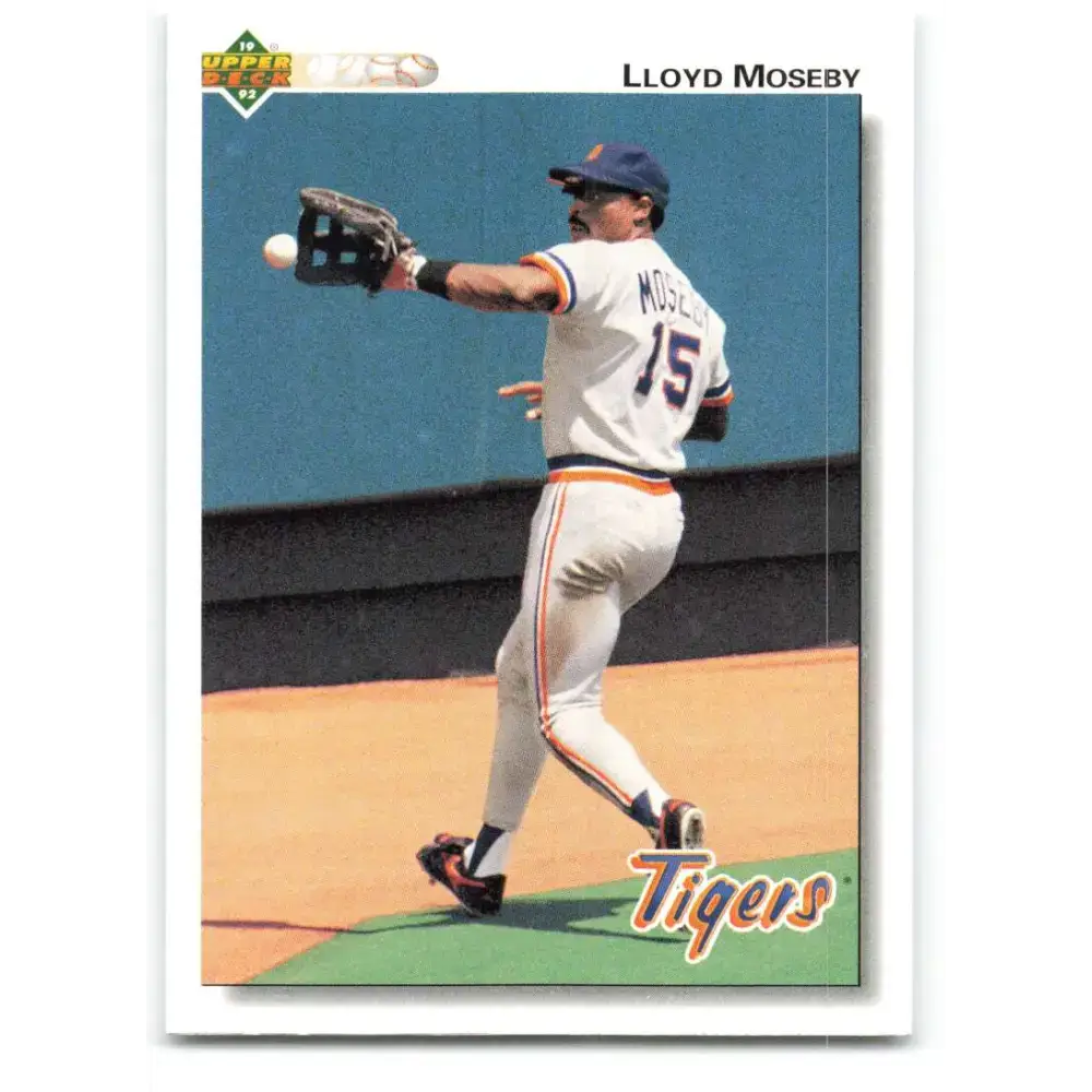 1992 Upper Deck #468 Lloyd Moseby NM-MT Detroit Tigers Baseball Card - Baseball Card Single