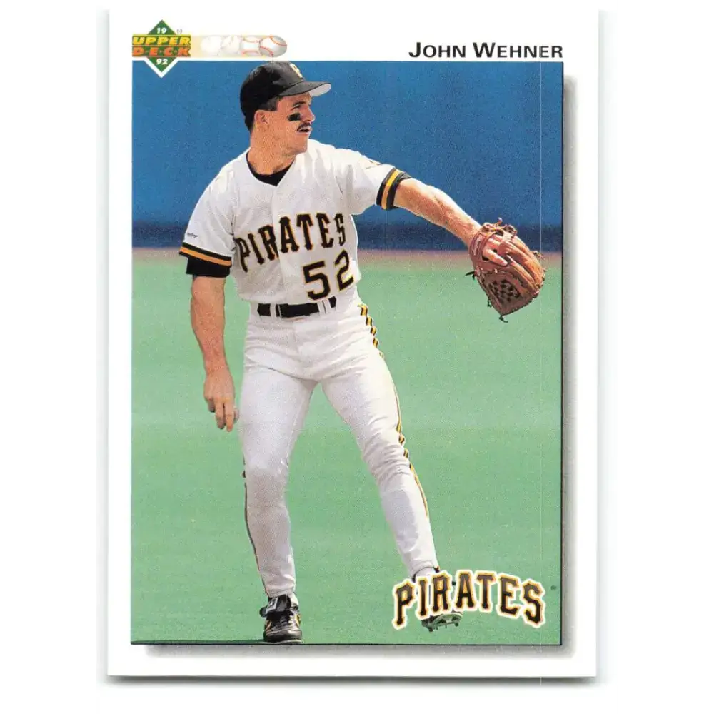 1992 Upper Deck #469 John Wehner NM-MT Pittsburgh Pirates Baseball Card - Baseball Card Single