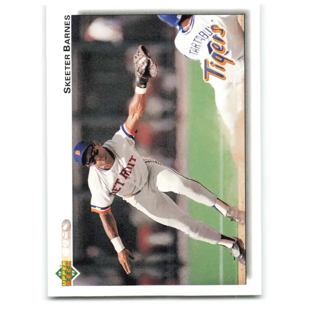 1992 Upper Deck #470 Skeeter Barnes NM-MT Detroit Tigers Baseball Card - Baseball Card Single
