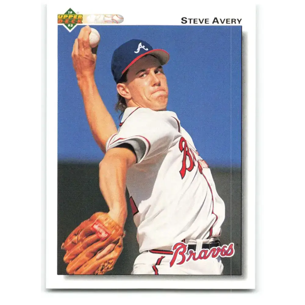 1992 Upper Deck #475 Steve Avery NM-MT Atlanta Braves Baseball Card - Baseball Card Single