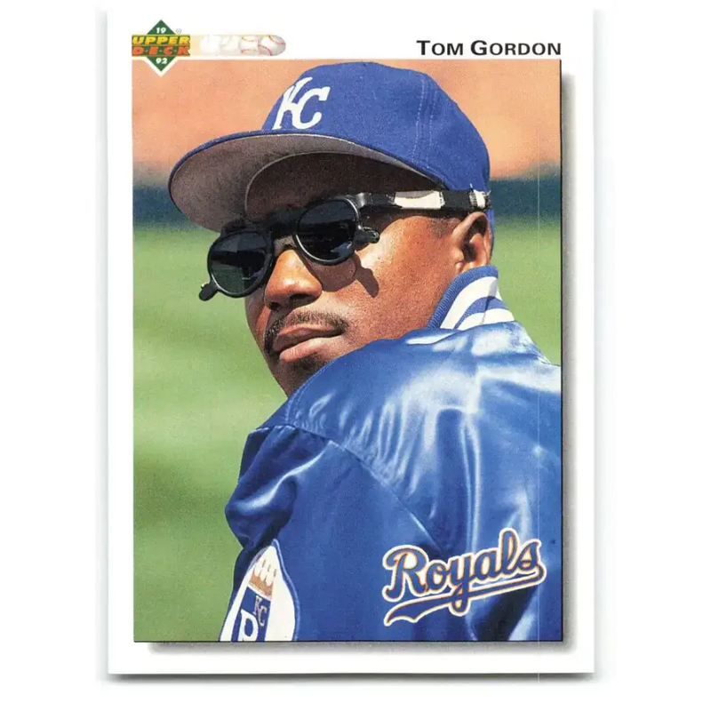 1992 Upper Deck #476 Tom Gordon NM-MT Kansas City Royals Baseball Card - Baseball Card Single
