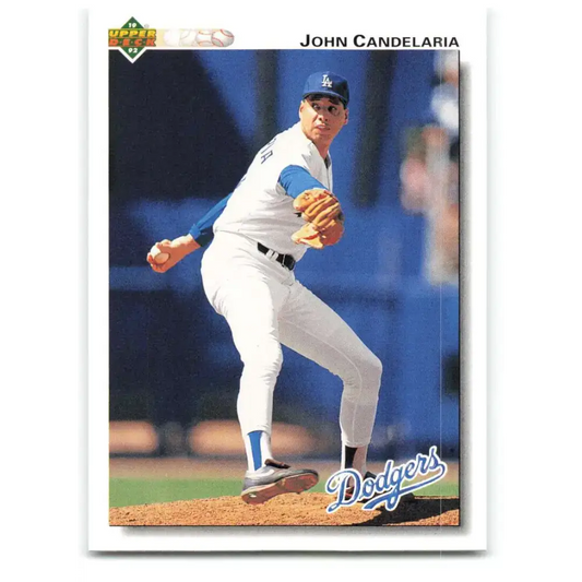 1992 Upper Deck #482 John Candelaria NM-MT Los Angeles Dodgers Baseball Card - Baseball Card Single