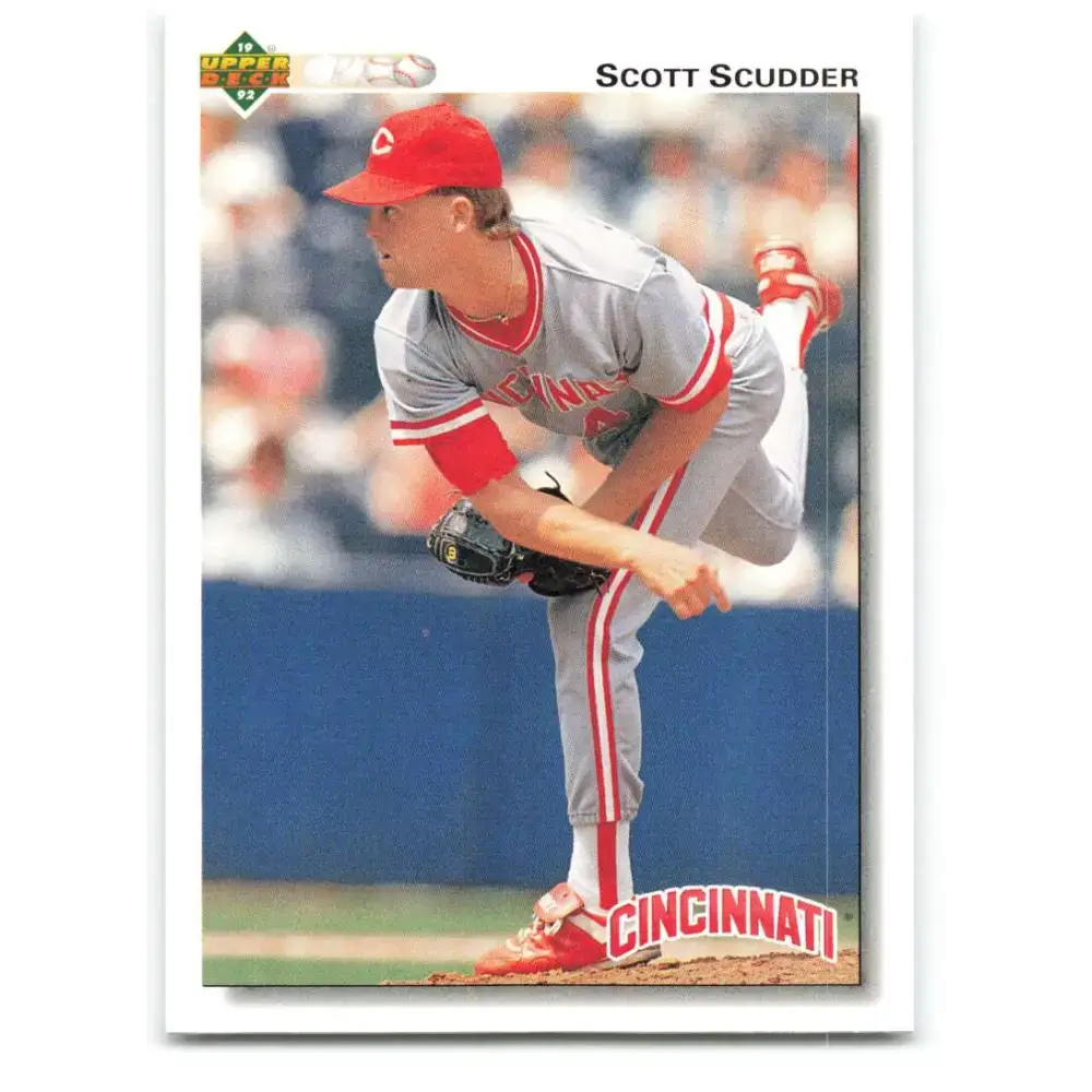 1992 Upper Deck #485 Scott Scudder NM-MT Cincinnati Reds Baseball Card - Baseball Card Single