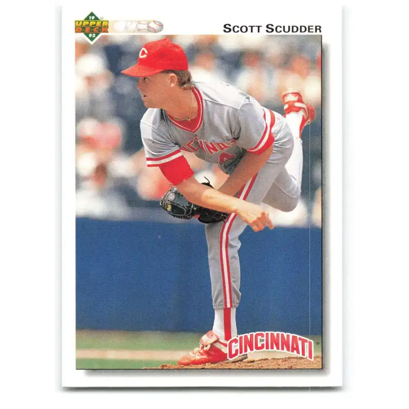1992 Upper Deck #485 Scott Scudder NM-MT Cincinnati Reds Baseball Card - Baseball Card Single