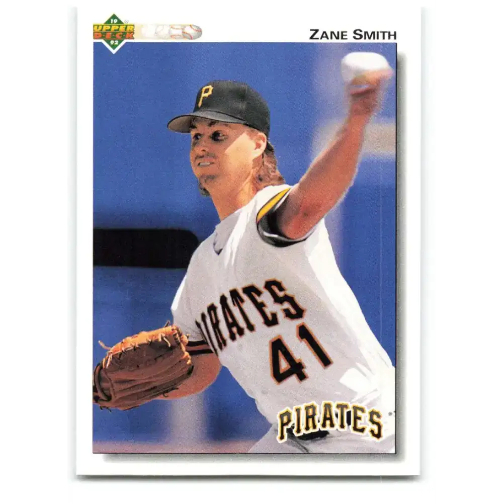 1992 Upper Deck #486 Zane Smith NM-MT Pittsburgh Pirates Baseball Card - Baseball Card Single