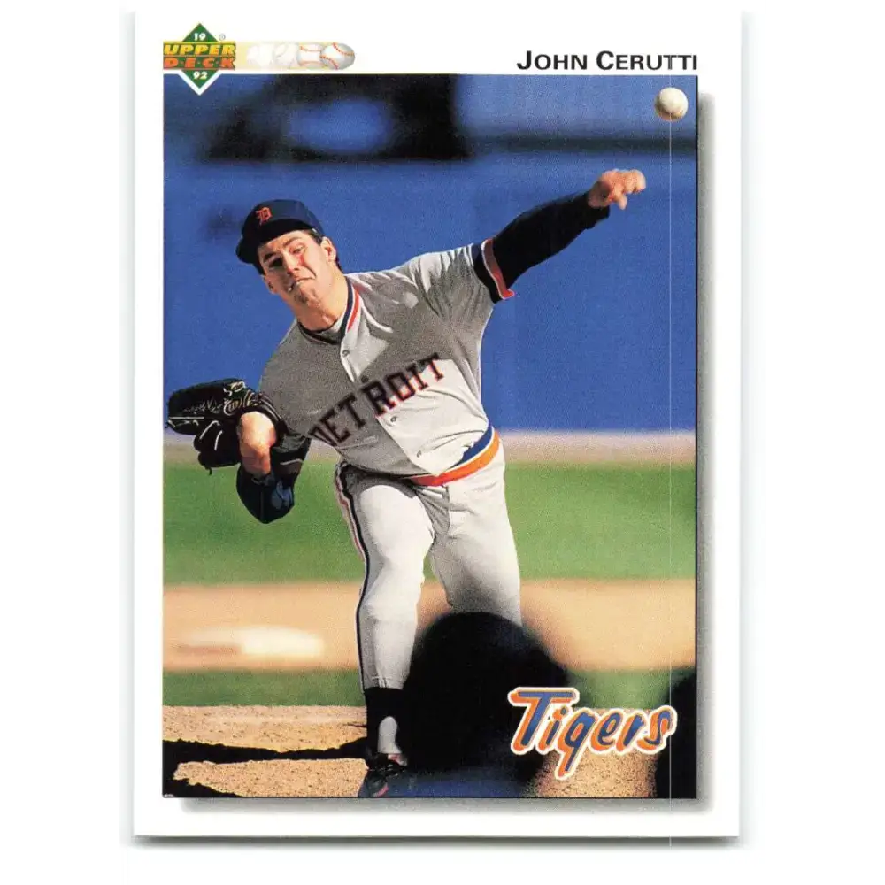 1992 Upper Deck #487 John Cerutti NM-MT Detroit Tigers Baseball Card - Baseball Card Single