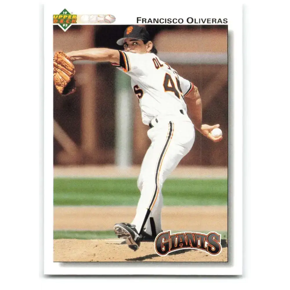 1992 Upper Deck #49 Francisco Oliveras NM-MT San Francisco Giants Baseball Card - Baseball Card Single