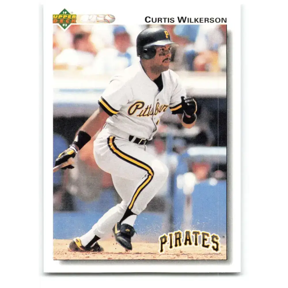 1992 Upper Deck #490 Curtis Wilkerson NM-MT Pittsburgh Pirates Baseball Card - Baseball Card Single