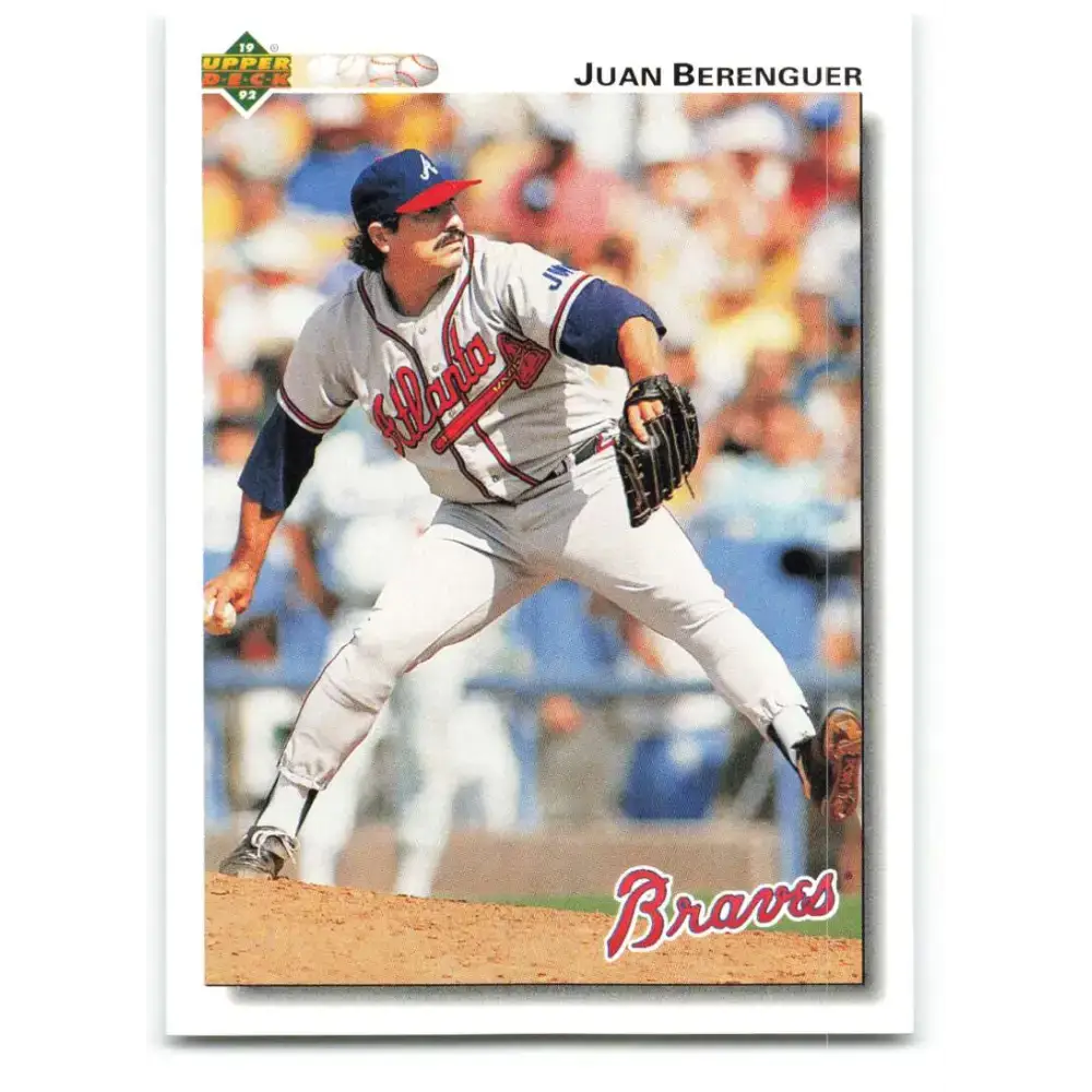 1992 Upper Deck #493 Juan Berenguer NM-MT Atlanta Braves Baseball Card - Baseball Card Single