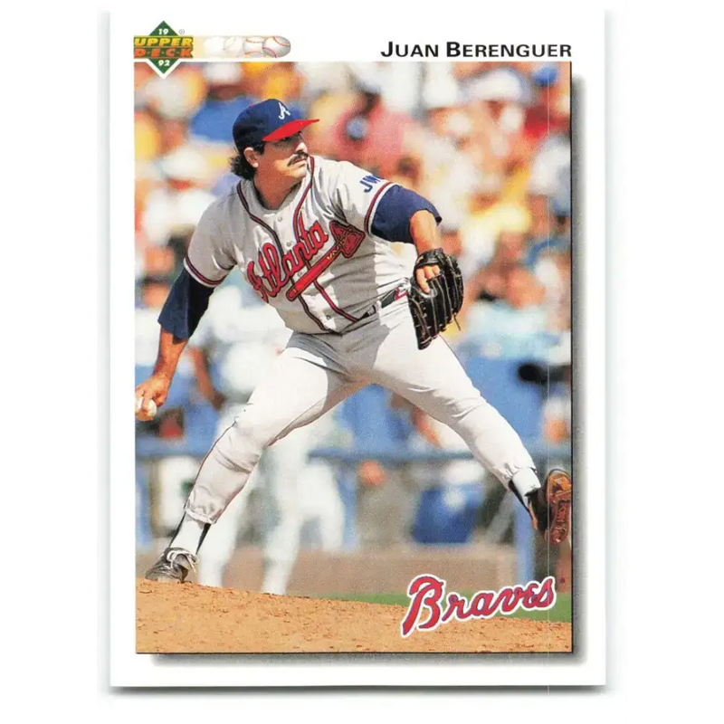 1992 Upper Deck #493 Juan Berenguer NM-MT Atlanta Braves Baseball Card - Baseball Card Single