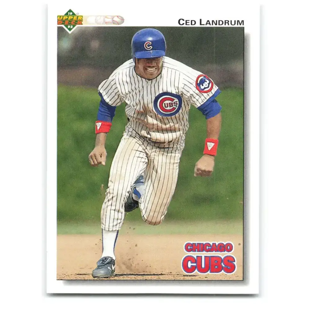 1992 Upper Deck #50 Ced Landrum NM-MT Chicago Cubs Baseball Card - Baseball Card Single