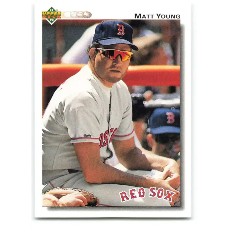 1992 Upper Deck #505 Matt Young NM-MT Boston Red Sox Baseball Card - Baseball Card Single
