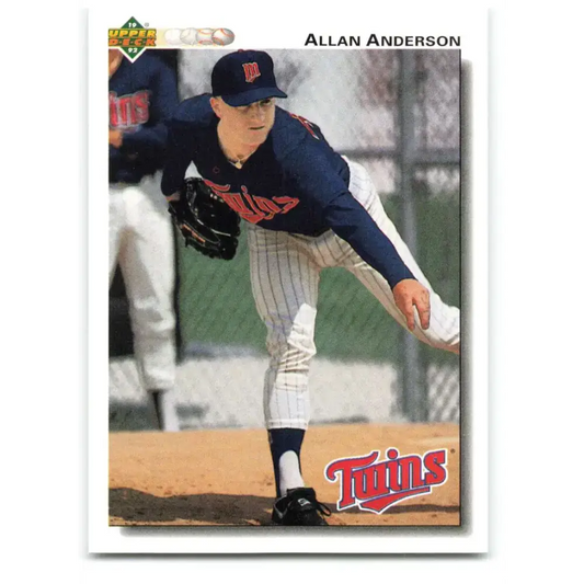 1992 Upper Deck #506 Allan Anderson NM-MT Minnesota Twins Baseball Card - Baseball Card Single