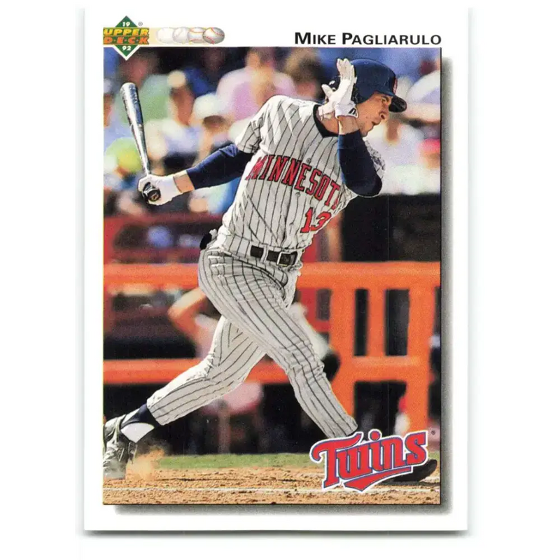 1992 Upper Deck #509 Mike Pagliarulo NM-MT Minnesota Twins Baseball Card - Baseball Card Single