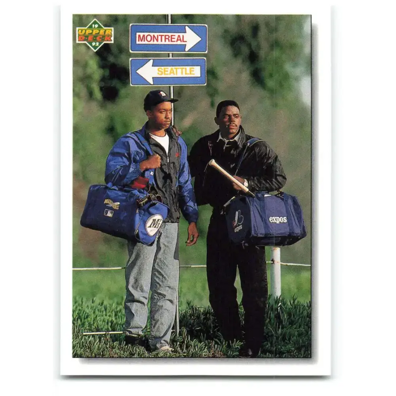 1992 Upper Deck #51 Marc Newfield/Rondell White CL NM-MT Montreal Expos/Seattle Mariners Baseball Card - Baseball Card